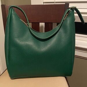 Portland Leather Goods - PLG - Large Aspen Shoulder Bag in Bacalar Green